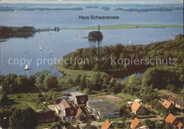 Bosau Fliegeraufnahme Haus Schwanensee