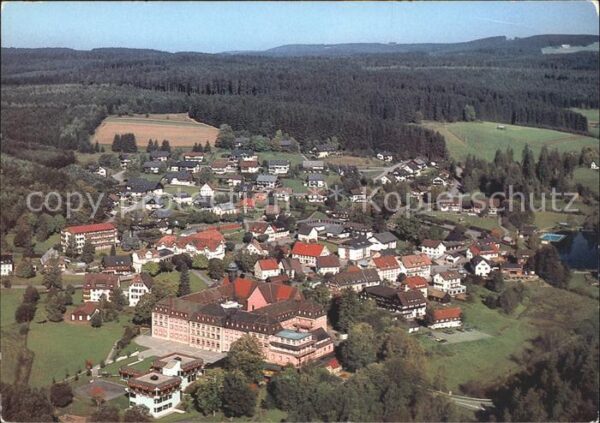 Friedenweiler Fliegeraufnahme Höhenluftkurort und Win