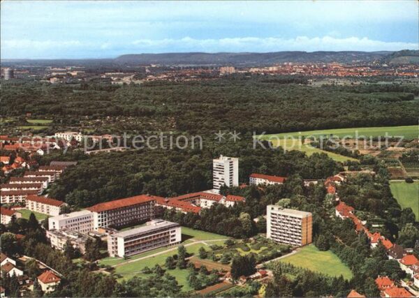 Karlsruhe Fliegeraufnahme Evangelische Diakonisse