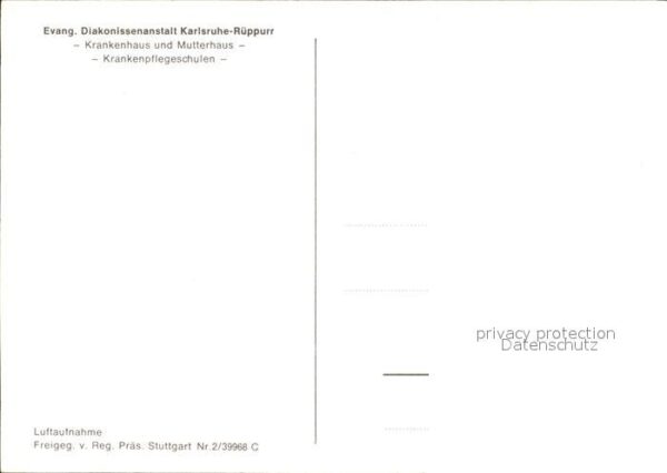 Karlsruhe Fliegeraufnahme Evangelische Diakonisse – Bild 2