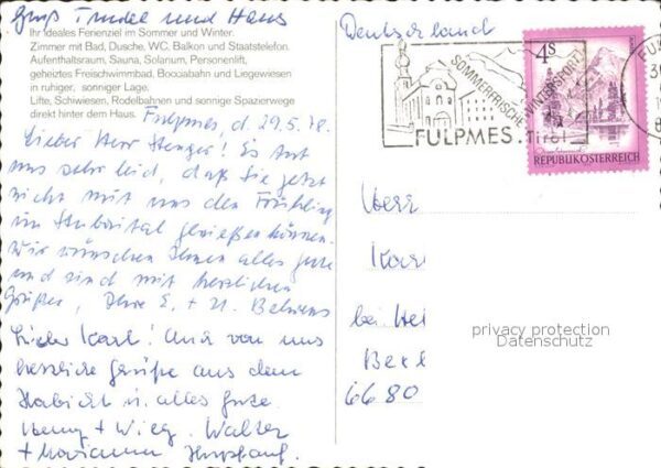 Fulpmes Tirol Hotel Pension Habicht – Bild 2