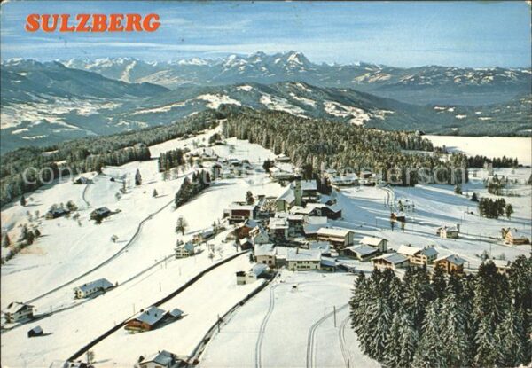 Sulzberg Vorarlberg Fliegeraufnahme