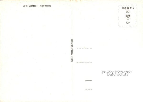 Bretten Baden Marktplatz – Bild 2
