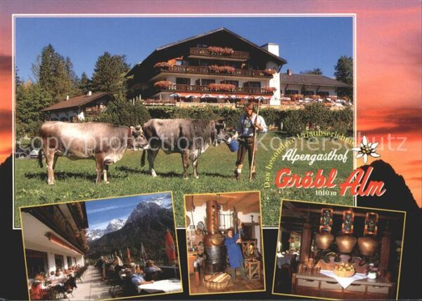 Mittenwald Bayern Alpengasthof Gröbl Alm