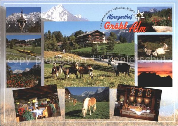 Mittenwald Bayern Alpengasthof Gröbl Alm