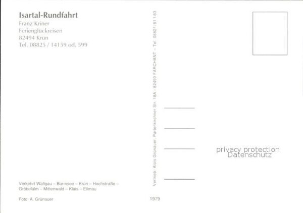 Kruen Panorama Express Isartal Rundfahrt – Bild 2