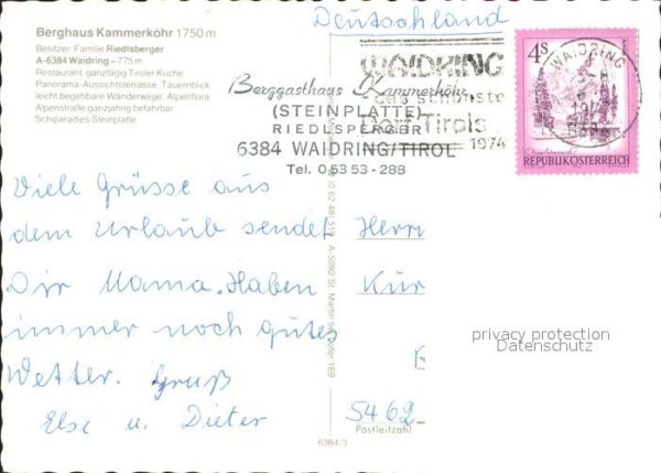 Waidring Tirol Höhenwandergebiet Steinplatte – Bild 2