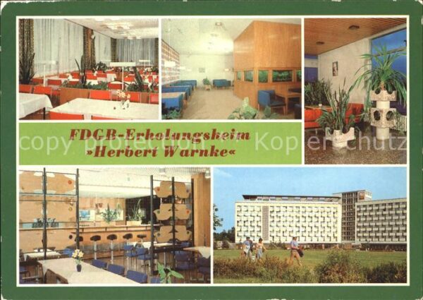 Waren Klink Erholungsheim Herbert Warnke Grosses Re