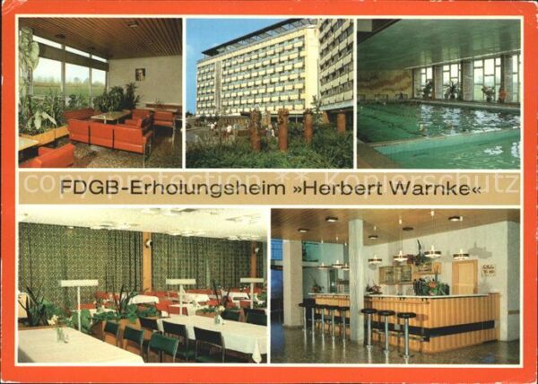 Waren Klink Erholungsheim Herbert Warnke Aussenansi