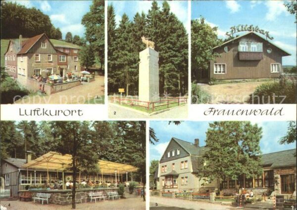 Frauenwald Thueringen Fraubachmühle Monument Milchbar