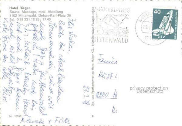 Mittenwald Bayern Terrassen Cafe Hotel Rieger Sauna Massa – Bild 2