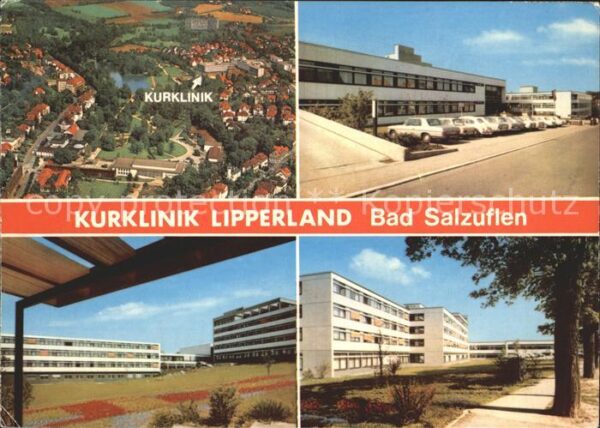 Bad Salzuflen Fliegeraufnahme Kurklinik Lipperland Sa
