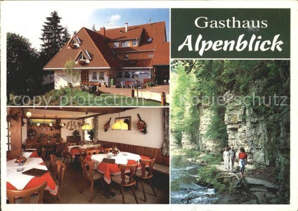 Goeschweiler Gasthaus Alpenblick Hirschsprung Jägerp