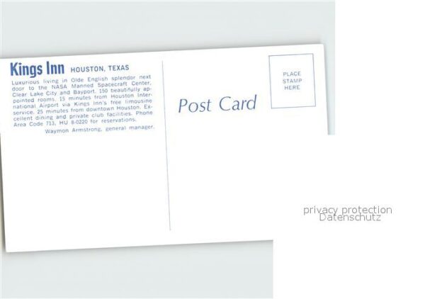 Houston  Texas USA Kings Inn – Bild 2