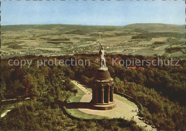 Hermannsdenkmal Fliegeraufnahme