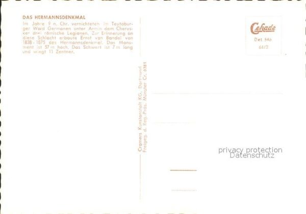 Hermannsdenkmal Fliegeraufnahme – Bild 2