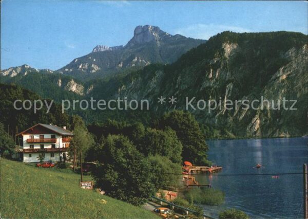 Mondsee Salzkammergut Loibichl Gasthof Pension Dachsbrücke Na