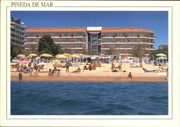 Pineda de Mar Vista de la platja