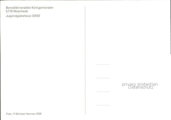 Meschede Benediktinerabtei Königsmünster Jegendg – Bild 2