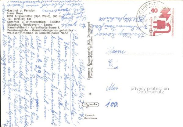 Altglashuette Oberpfalz Gasthof Pension Haus Rose – Bild 2