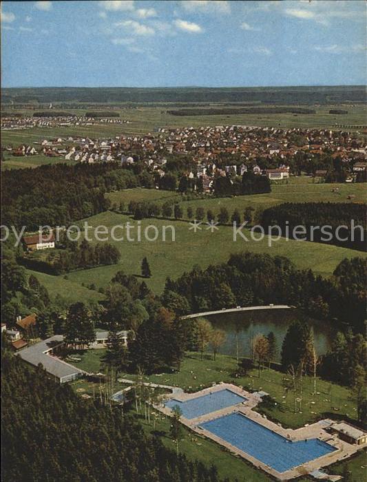 Bad Woerishofen Fliegeraufnahme Schwimmbad Sonnenbüchls