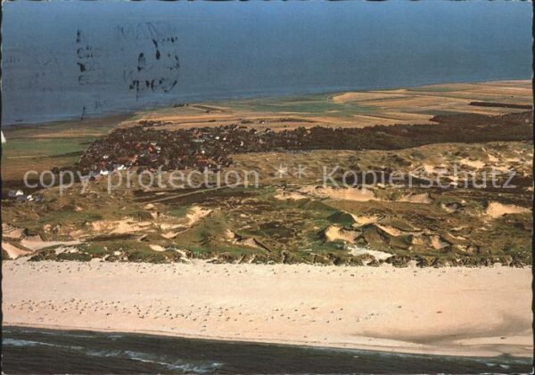 Amrum Norddorf Kniepsand Dünen Fliegeraufnahm