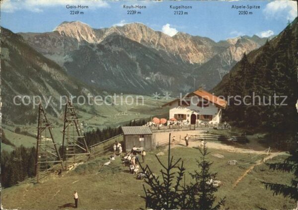 Hindelang Bad Sesselbahn Berg Cafe Hinterstein Gais H
