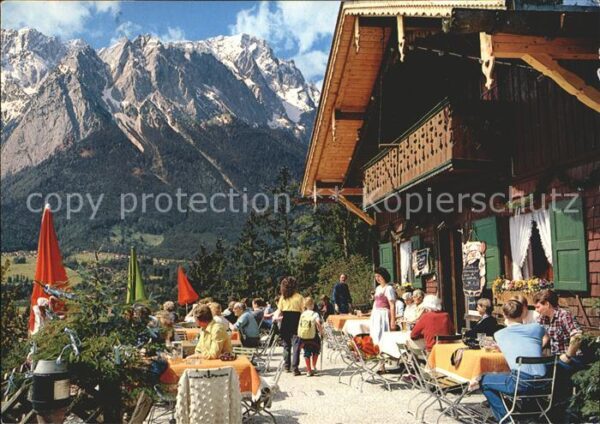 Garmisch-Partenkirchen Berggasthof St Martin Grasberg Zugspitz
