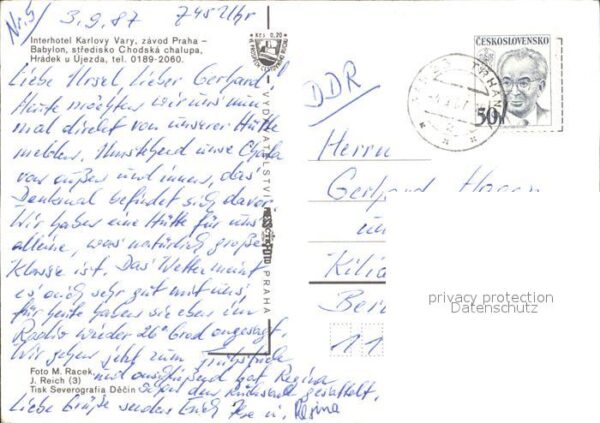 Praha Prahy Prague Interhotel Babylon – Bild 2