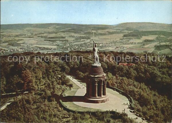 Hermannsdenkmal Fliegeraufnahme