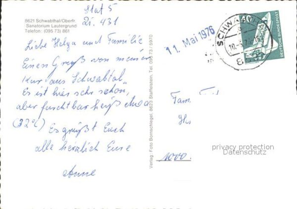 Schwabthal Sanatorium Lautergrund – Bild 2