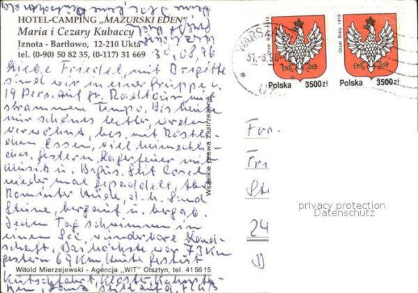 Ruciane-Nida Mazurski Eden Hotel Camping – Bild 2