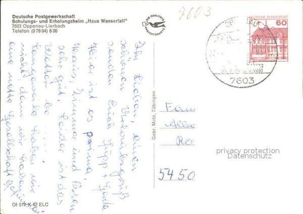 Lierbach Postgewerkschaft Schuluns Erholungsheim – Bild 2