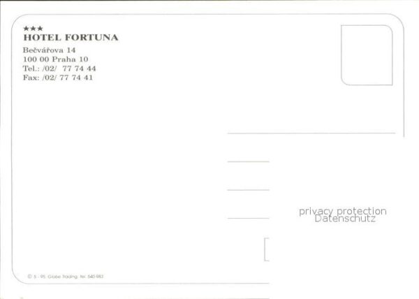 Praha Prahy Prague Hotel Fortuna – Bild 2