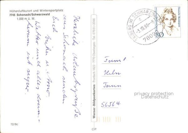 Schonach Schwarzwald Teilansicht – Bild 2
