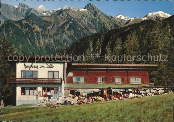 Oberstdorf Gaststätte Berghaus am Söller