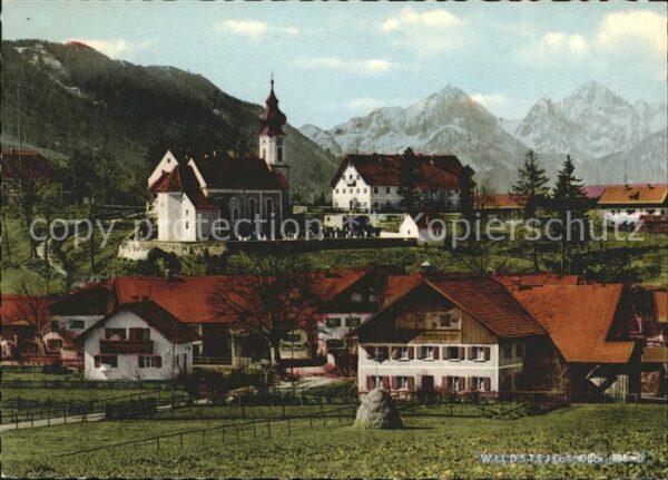 Wildsteig Teilansicht Kirche