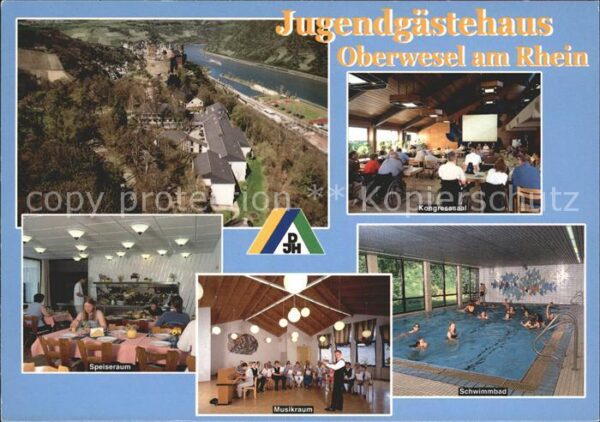 Oberwesel Rhein Jugendherberge Speiseraum Musikraum Sch