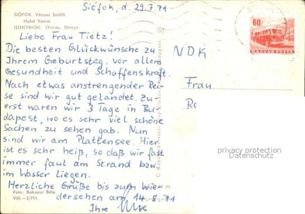 Siofok Hotel Venus – Bild 2