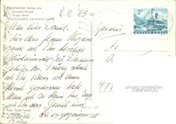 Szentendre Griechen Strasse – Bild 2