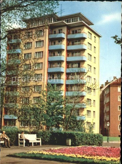Karl-Marx-Stadt Hochhaus Schlossteich