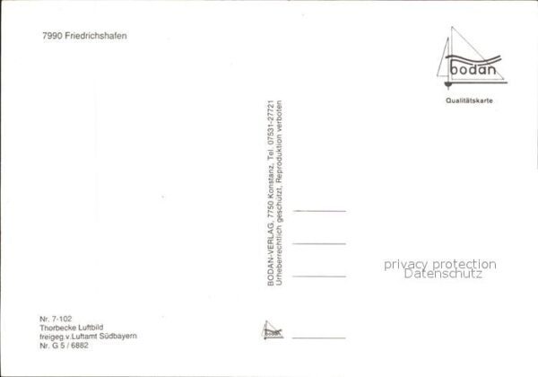 Friedrichshafen Bodensee Fliegeraufnahme – Bild 2