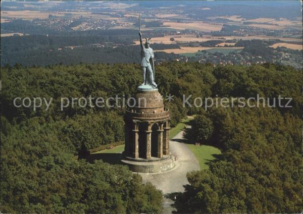 Hermannsdenkmal Fliegeraufnahme