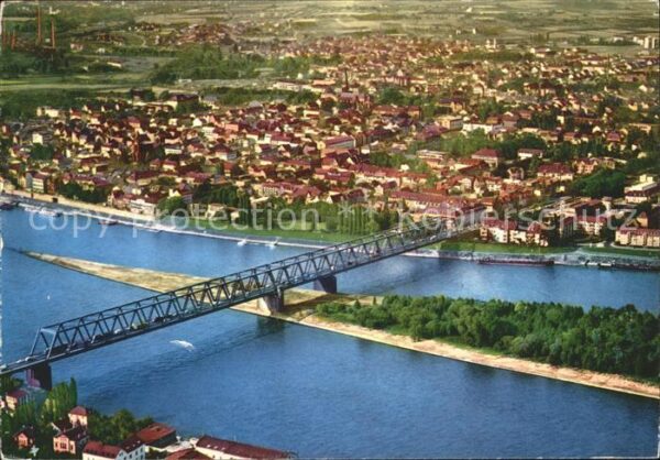 Neuwied Rhein Fliegeraufnahme