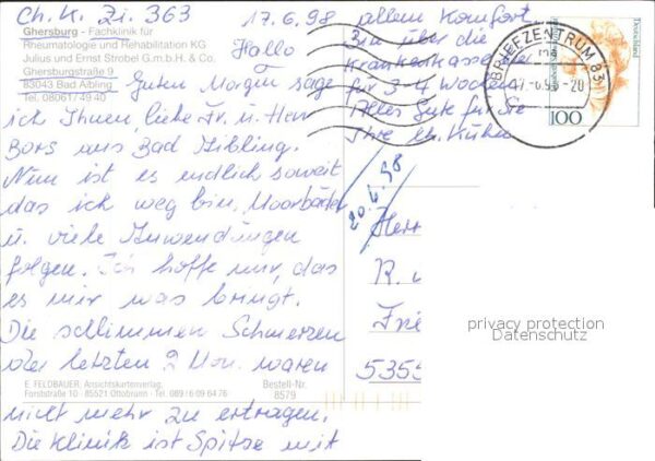 Bad Aibling Fachklinik Ghersburg – Bild 2