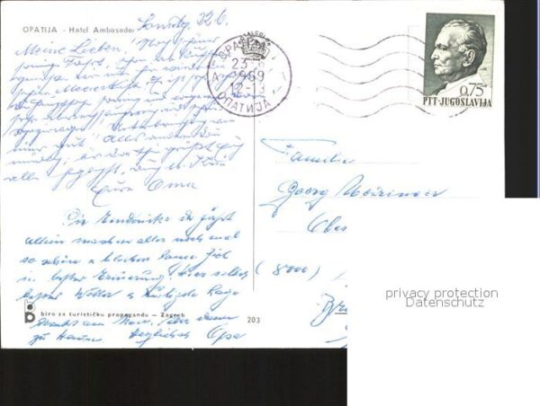 Opatija Abbazia Hotel Ambasador Boot – Bild 2