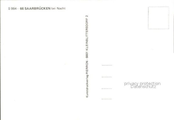 Saarbruecken bei Nacht – Bild 2