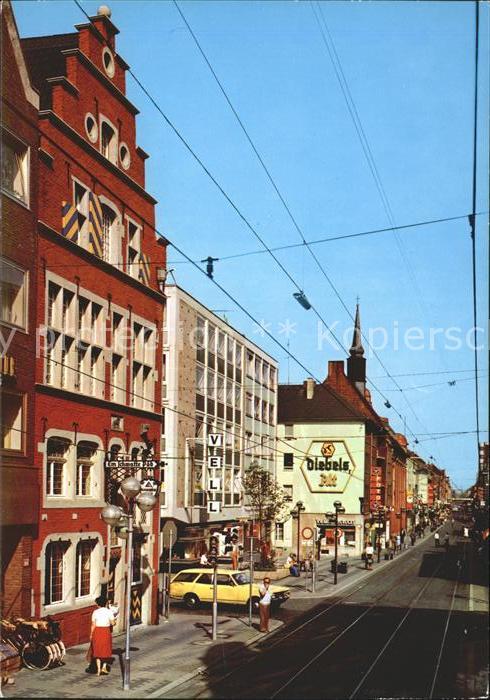 Neuss Niederstrasse mit Restaurant Em Schwatt