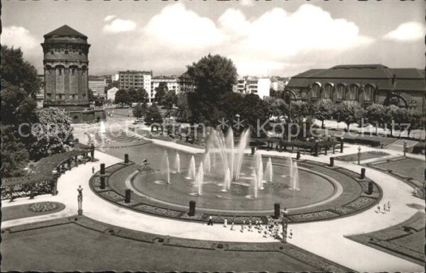 Mannheim Friedrichsplatz Wasserturm
