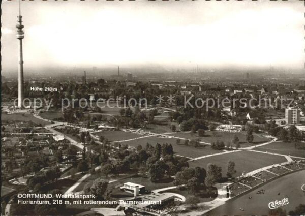 Dortmund Fliegeraufnahme Westfalenpark Floriantu